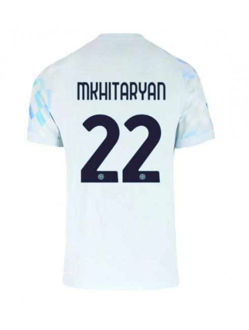 Inter Milan Henrikh Mkhitaryan #22 Auswärtstrikot 2025-26 Kurzarm Inter Milan Henrikh Mkhitaryan #22 Auswärtstrikot 2025-26 Kurzarm